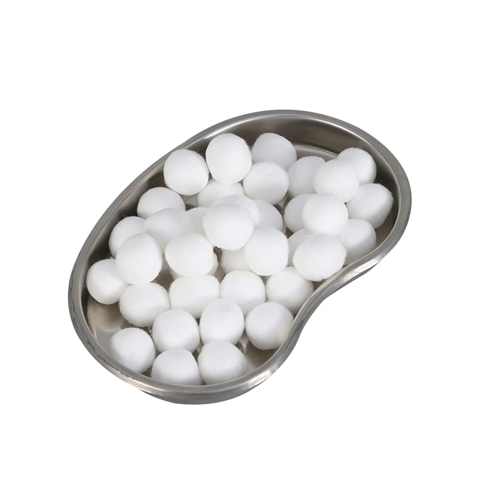 High quality good health 100% pure cotton absorbent disposable medical wool pad dental cotton roll