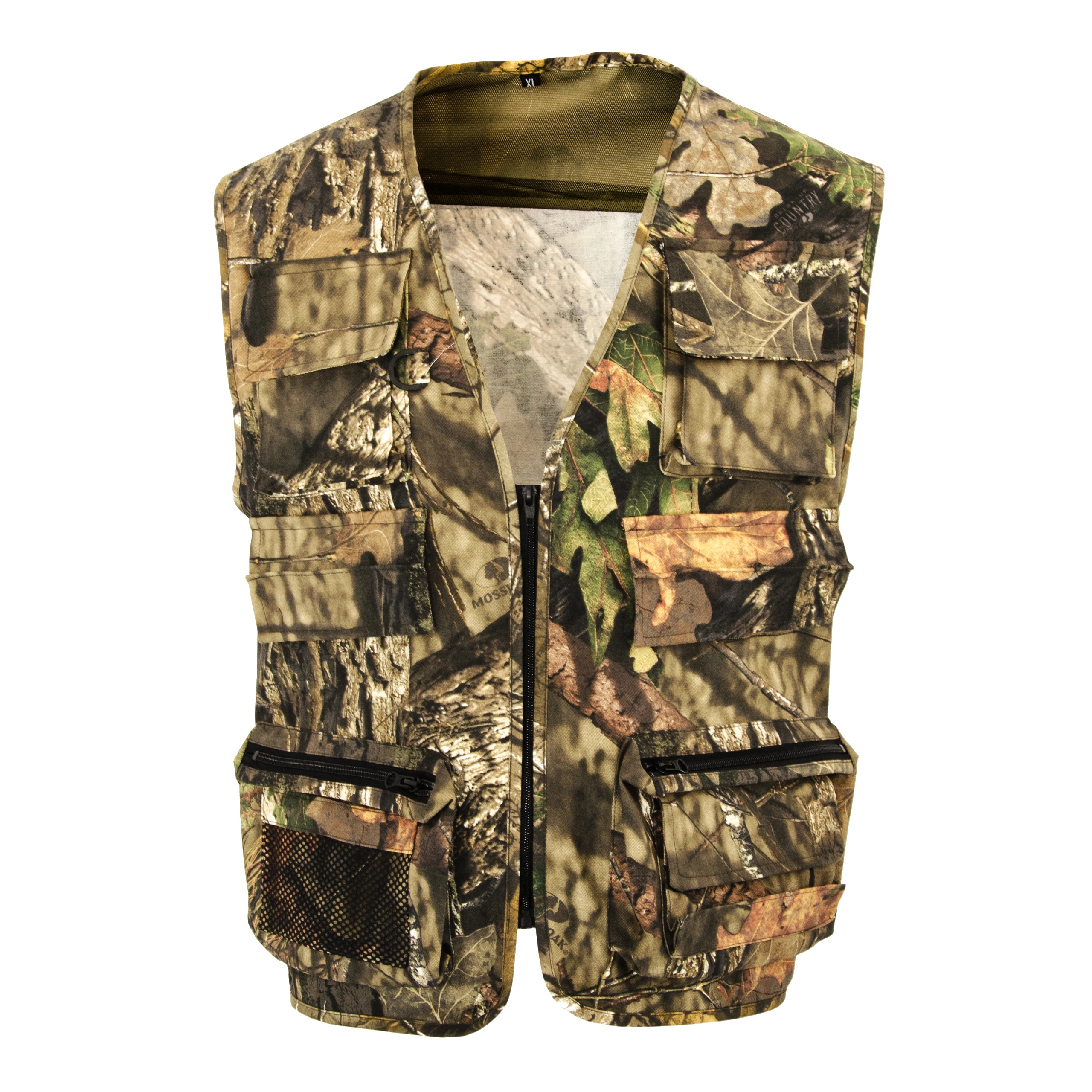 Hunting men game real tree camo vest from BJ Outdoor