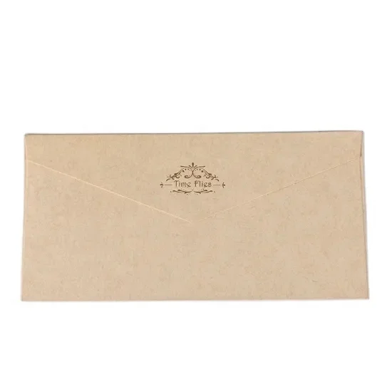 
Custom Design Recycled Office Stationery Packaging Brown Kraft Paper Envelope 