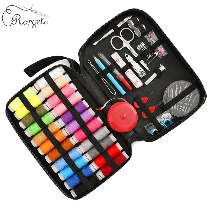
Wholesale Portable Accept Custom Logo Sewing Kits For Adults With Sewing Kit Storage Box 