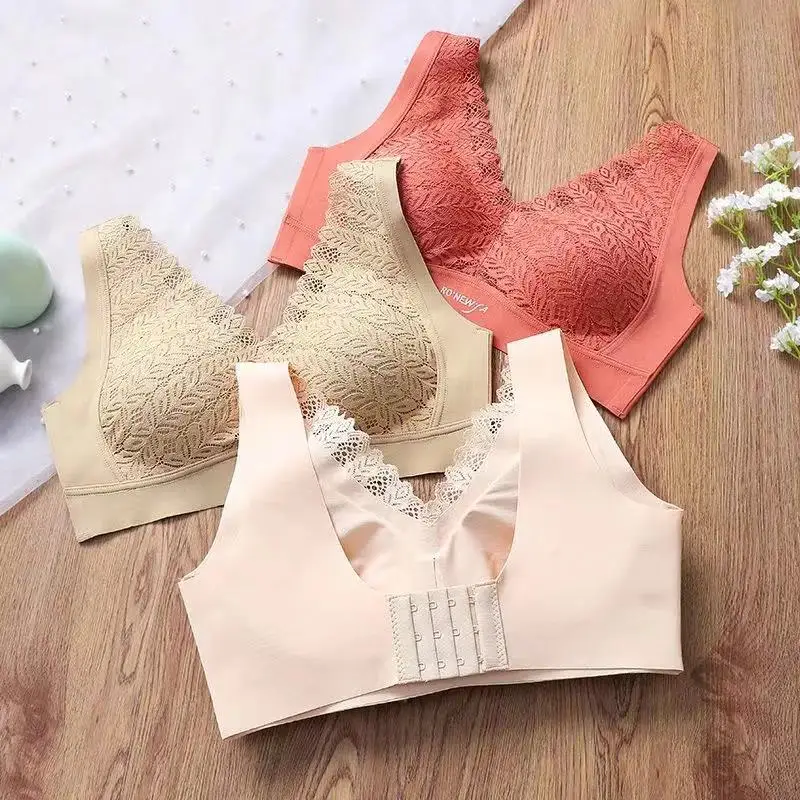 
Latex Traceless Underwear for women with no underwire, small breasts gathering, anti-sagging, sport, beautiful vests for girls 