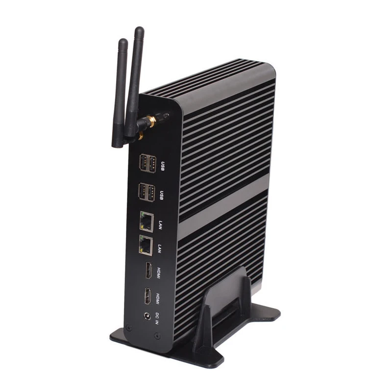 Mini Tree Fanless Computer 8GB RAM 256GB SSD Core i5 4200U i7 4500U VGA HD Supported Linux HTPC Firewall Mini PC New Used