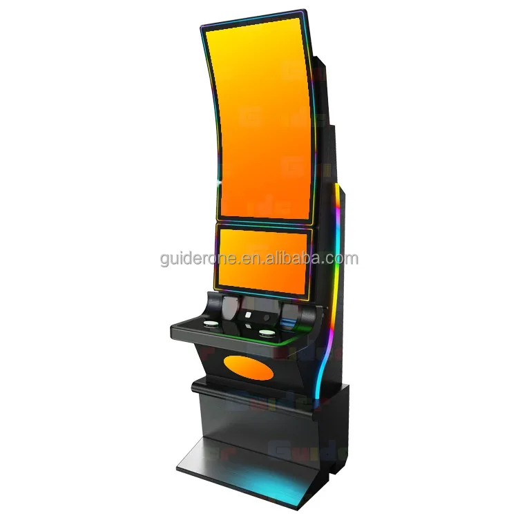 The New Listing Metal Dual Screen Tower Cabinet with Curved Monitor Coin Game Machines Lightning Game