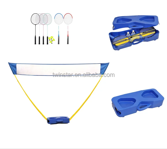 3 in 1 Folding Volleyball Badminton Net portable outdoor Badminton Racket net Set