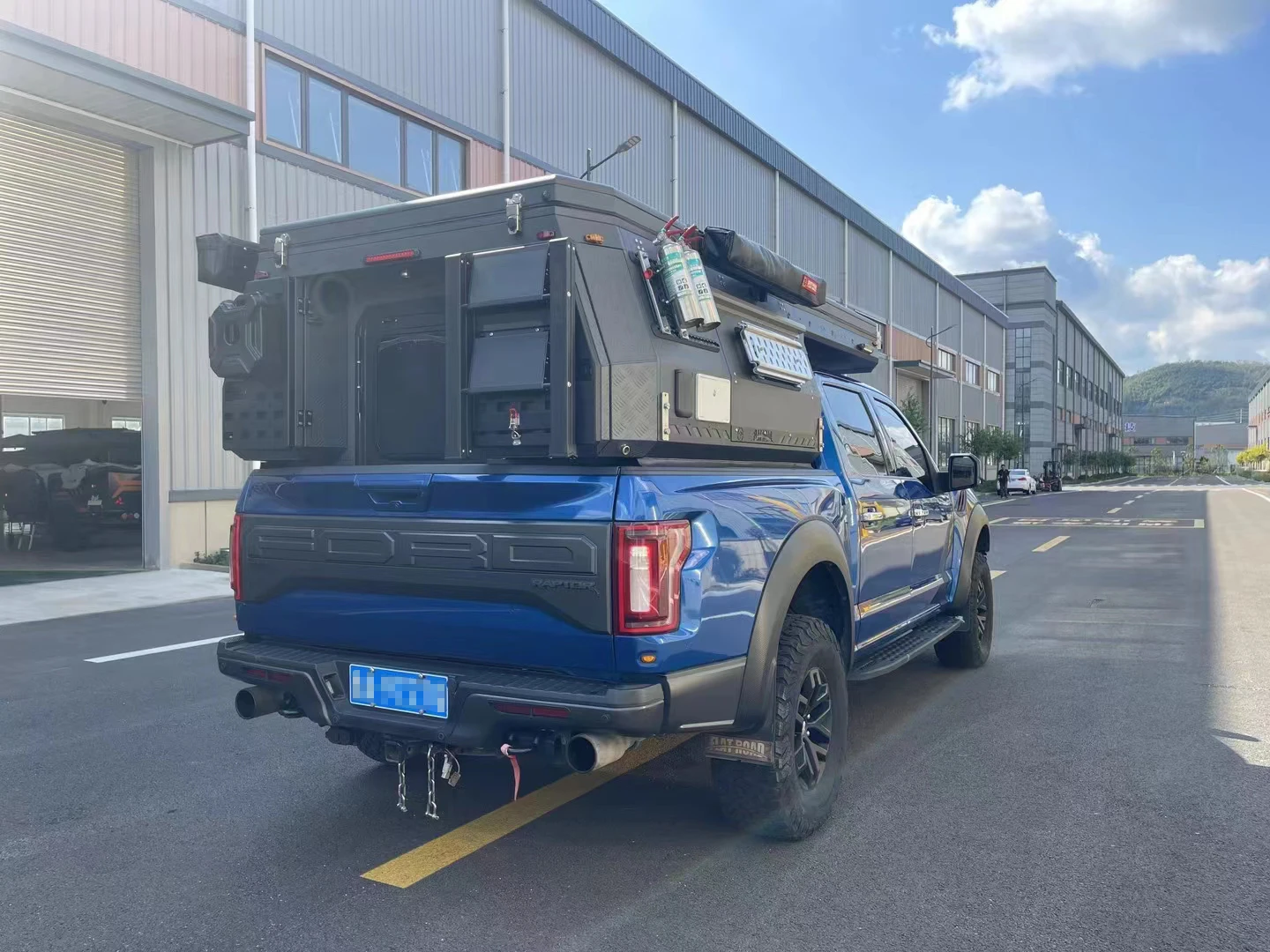 Slide In Pickup Camper Truck 8 Foot Light Pop Up truck camper Popup Camper For Truck