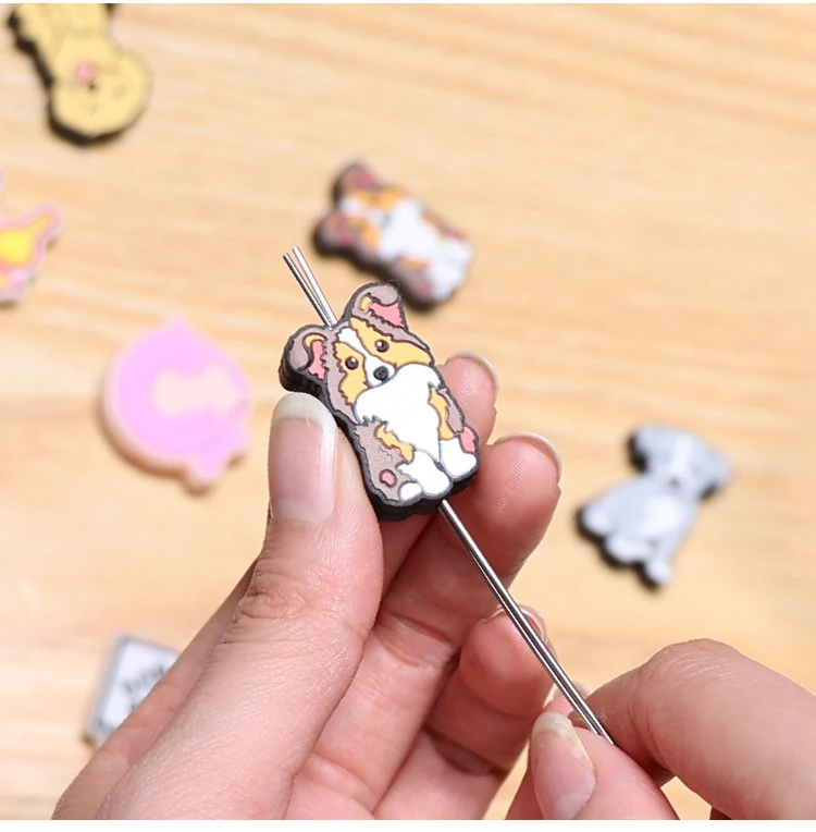 Hot Sale Cartoon Shape Toy Making Animal Silicone Focal Beads Cute Cat Dog Beads For Pen Making And Keychain Jewelry Decoration