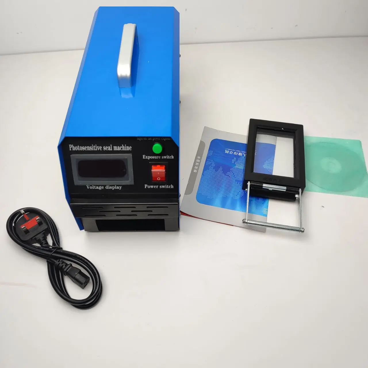 Factory Price Wholesale Custom Intelligent Automatic Stamp Machine Manual Mode Photosensitive Flash Stamp Making Machine