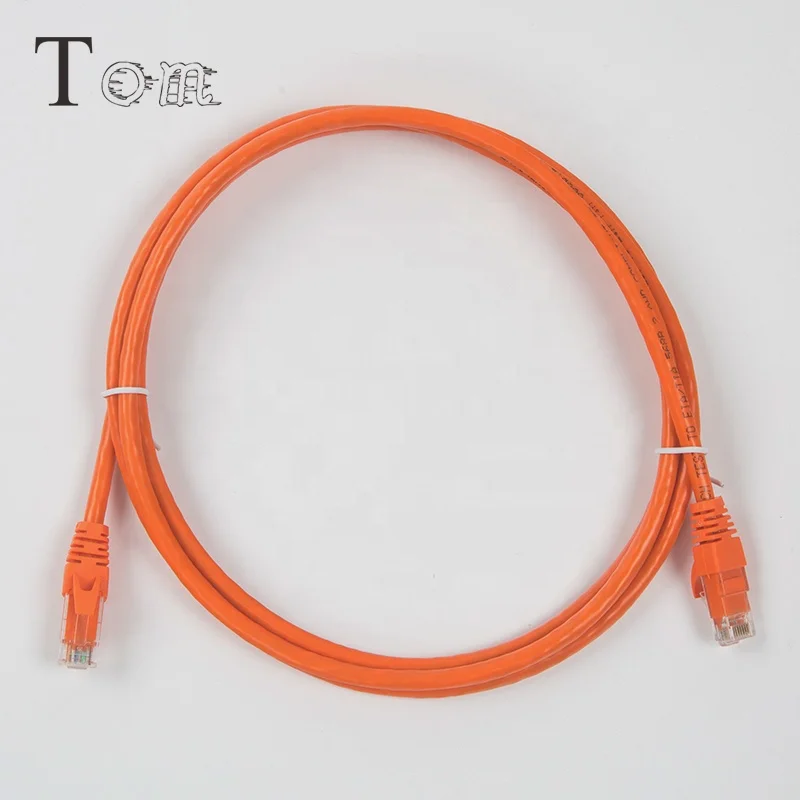 TOM-CD-C6-1 1m 2m 3m 5m length customized network cable UTP CAT6 Patch Cord Cable