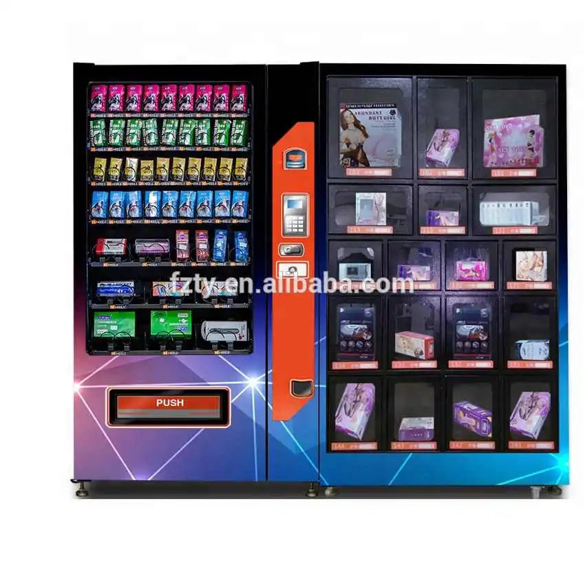 Big double vending machine for medicine sexy toys