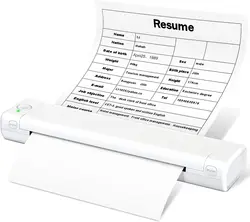 WOWCASE Photomemo M08F Mini Portable Office inkless wireless BT WIFI Usb A4 210mm width document thermal Printer