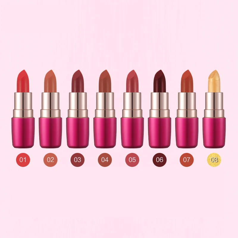 Cheap Wholesale Lipstick Cosmetics Vegan Organic Waterproof Long Lasting Makeup Private Label Cream Nude Velvet Matte Lipstick