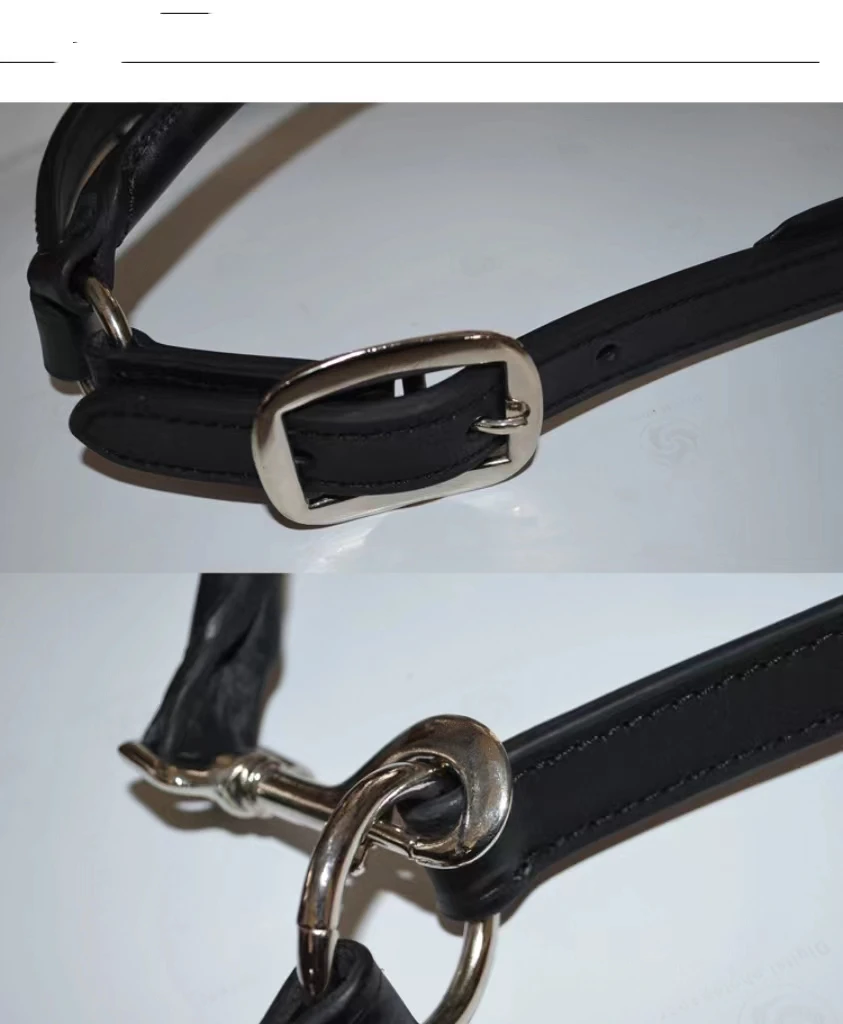 NEW ARRIVAL PVC Halter Horse Harness Riding Equipment Head Collar Leather  Bride Horse Foal Halter Rack