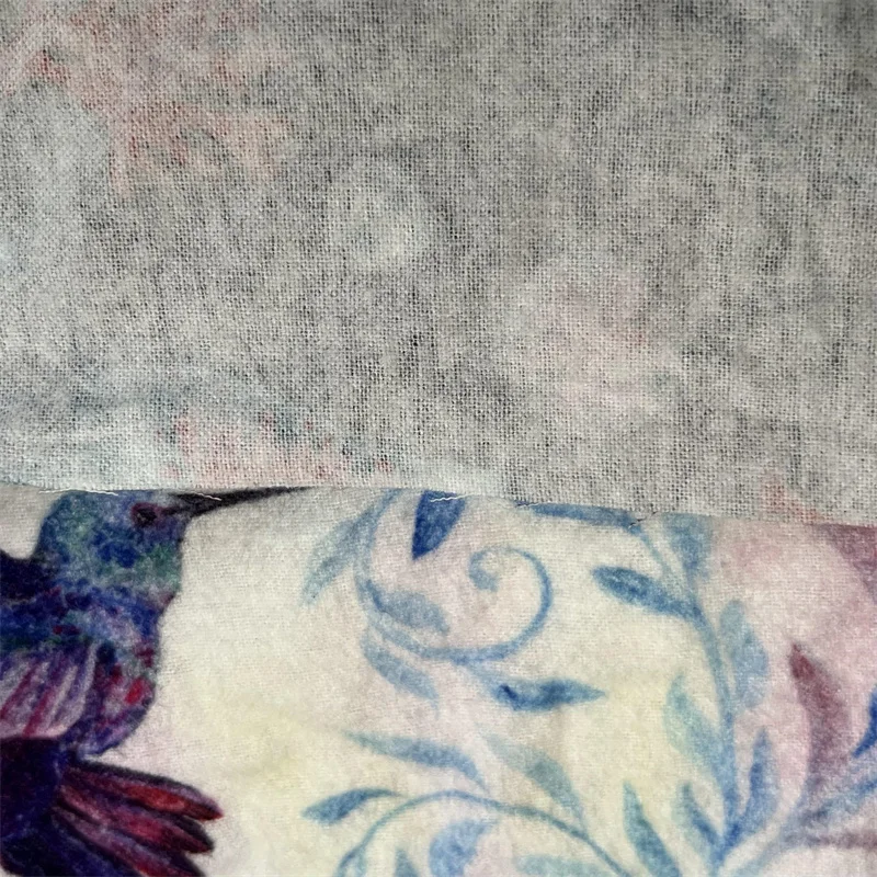 gots certified organic cotton flannel custom printing 100% heavy cotton flannel fabric 150GSM