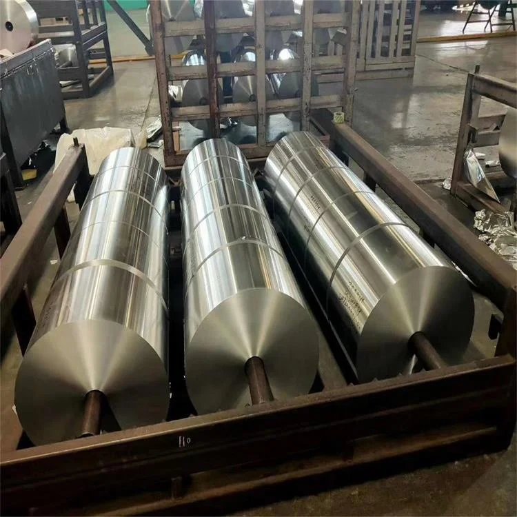 Aluminum foil 1100 1145 1050 1060 1235 3003 5052 5A02 8006 8079 8011 Food grade package aluminum container foil film Jumbo roll