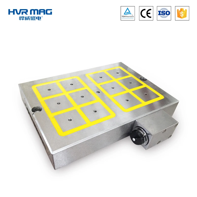 95% energy saving electro permanent magnetic table CNC milling machine fix workpiece use
