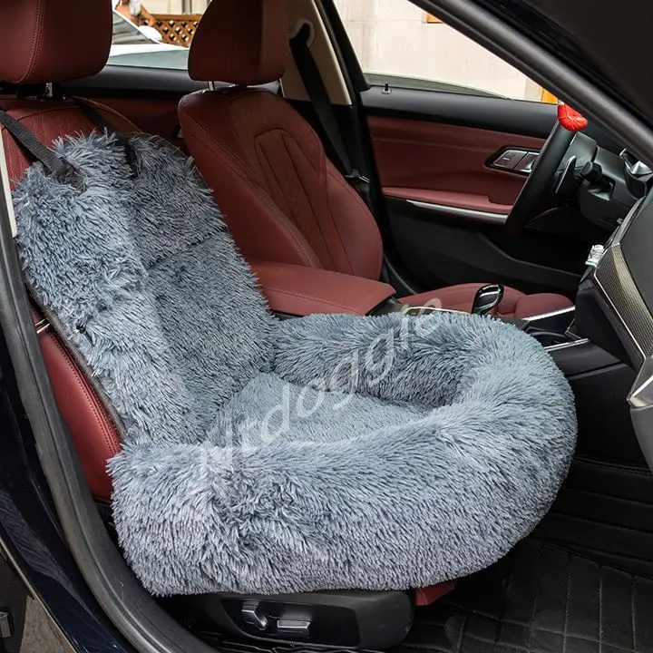 Comfortable Dog Car Booster Seat Beds Safety Seat Belt Adjustable Buckle Design Durable Dog Car Seat Protection