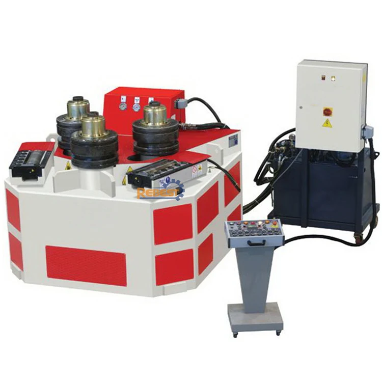 Automatic Section Material 3 Roller Manual Bending Machine / Hydraulic Pipe Bender