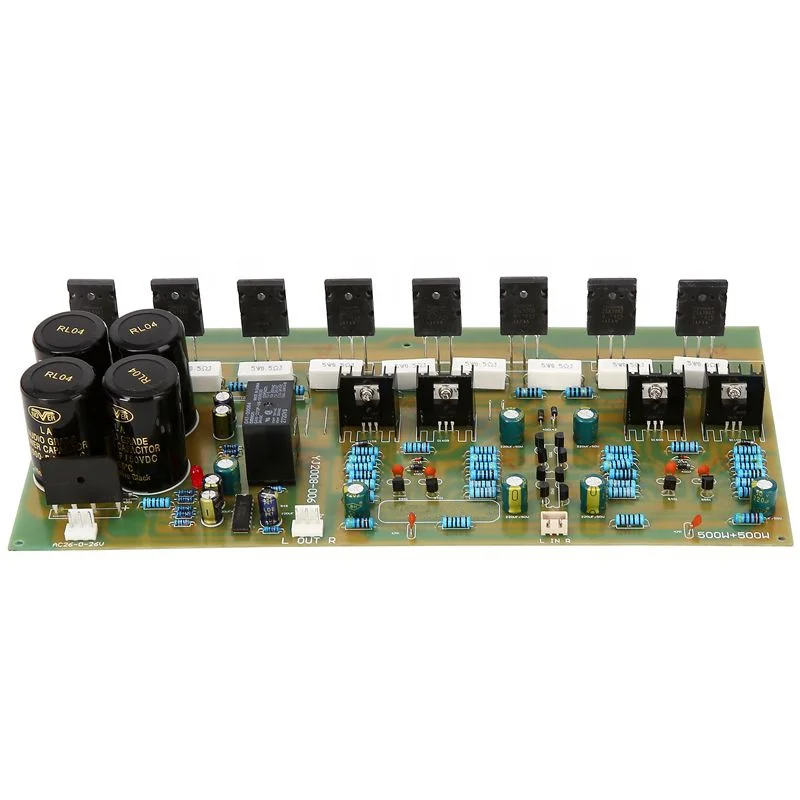 Taidacent 2SA1943 2SC5200 8 Tube High-Power Board AC28-32V Input AC Power Amplifier Audio Tube Amplifier