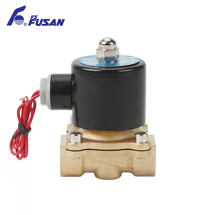 Fusan горячая Распродажа DC 12V 1/2 - 1 дюймовые 0 1-1 МПа латунные электромагнитные клапаны с подачей пара