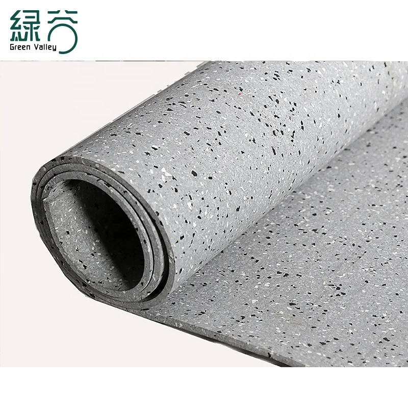 Recyclable Gym/Fitness Rubber Flooring  Rolls