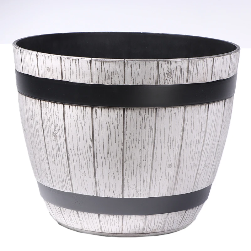 Hot Selling Attractive Design Garden Pots & Planters For Home and Garden Nordic Style Whiskey Plastic Flower Buckets