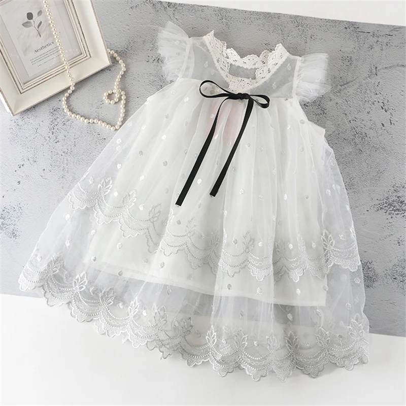 BKD mini dress with strap baby ballet dress tutu dresses for girls kids