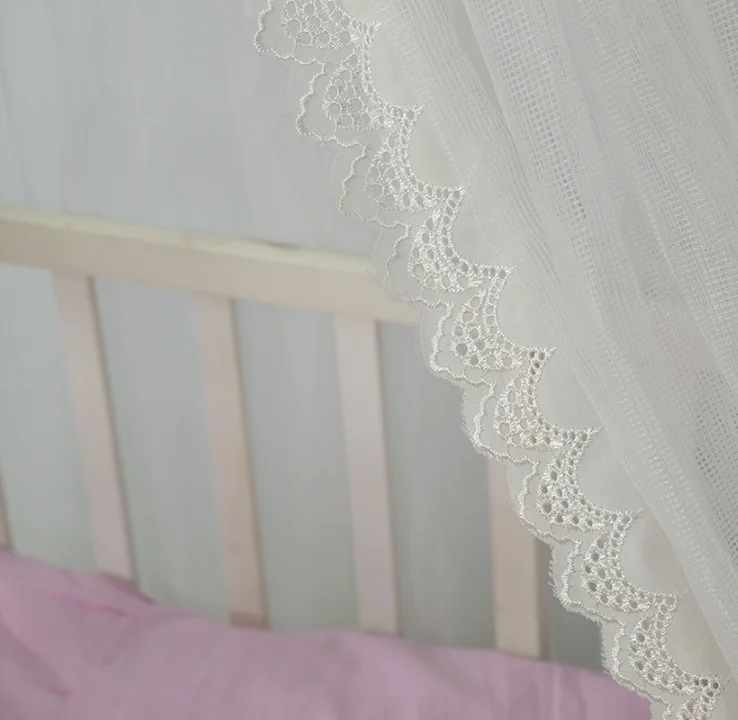 Foldable Free-standing Easy Set Baby Cot Playpen Umbrella Mosquito Net