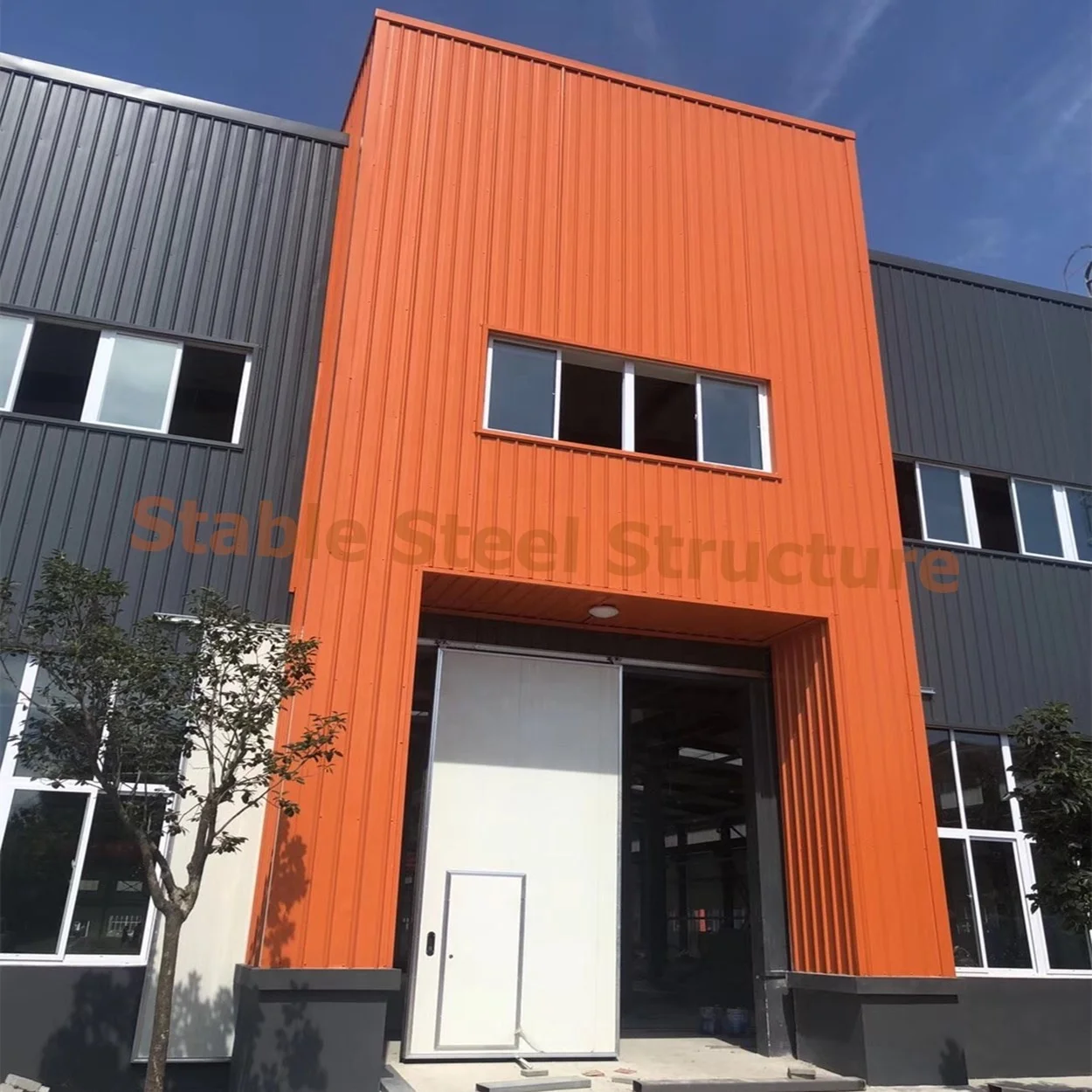 Pre Manufactured Modern Steel Structure Construction Industrial Building Prefab Factory