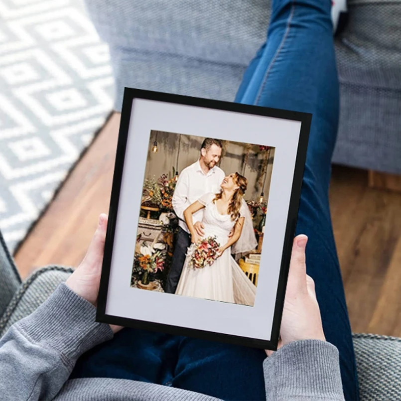 custom different sizes mirror plastic frame hanging/wall wedding photo Painting frame moulding plastic