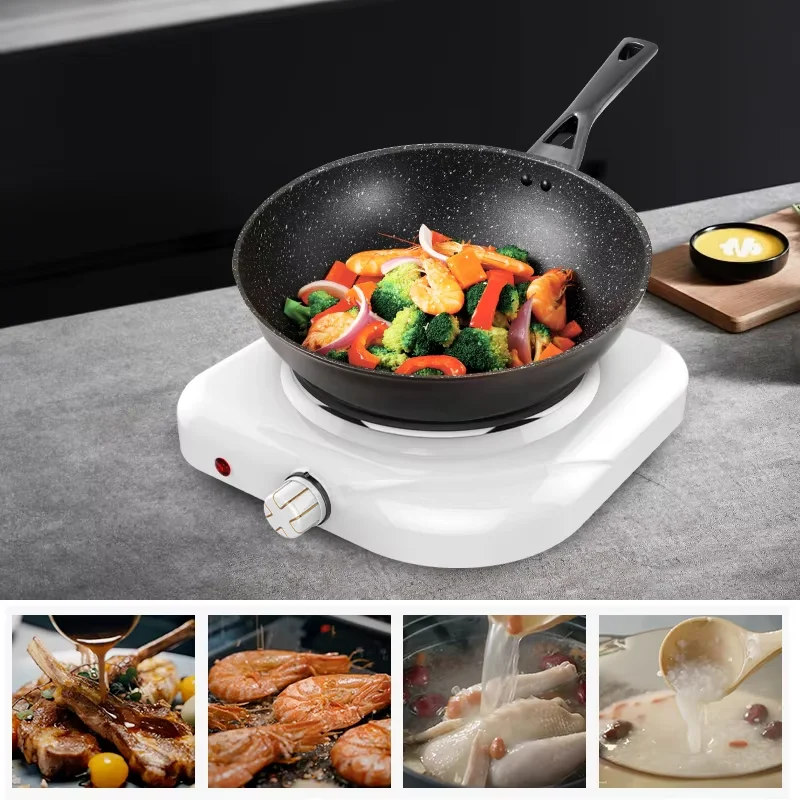 Adjustable automatic thermostat control easy to clean electric stove 2 burners electric top cooker stove