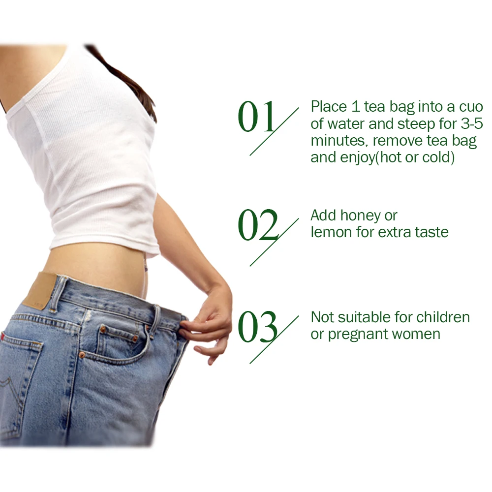 Organic Detox Slimming Weight loss Tea 14/28 Days Flat Tummy