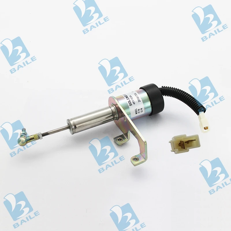 High Quality 4911834 Fuel Shut Off Solenoid Valve 12V 24V Engine Stop Solenoid