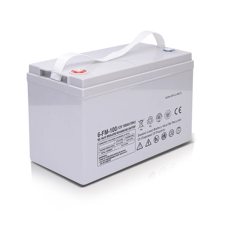 Outdoor Rechargeable Lead Acid Cell Pack Deep Cycle 12v AGM Energy Storage Battery
