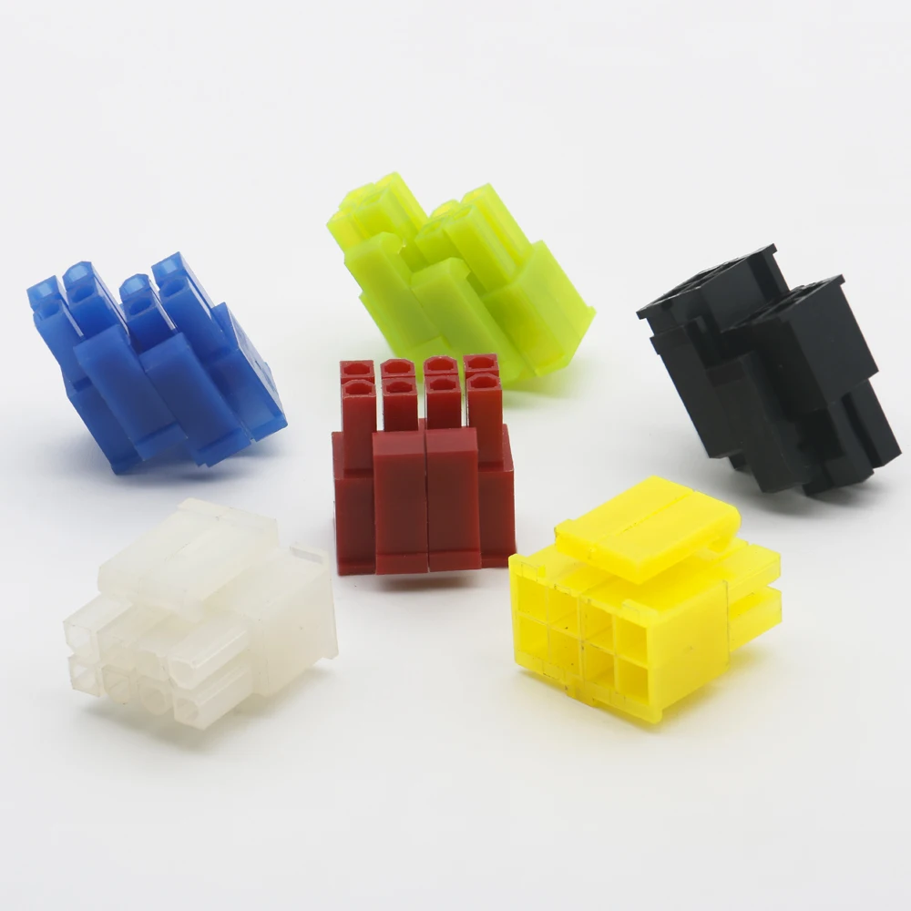 Generator parts Mini Fit Connector gpu atx eps pci Molex 2X4 8p,Male Female For Molex 4.2mm 5557 5559 (6+2)8 pin pcie connectors