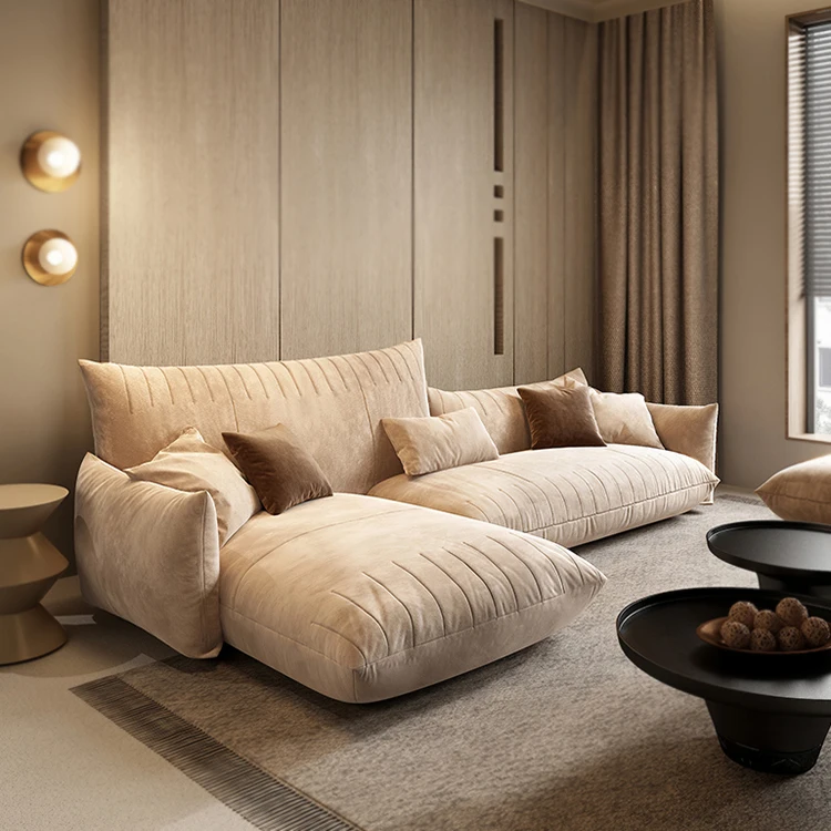 Modern creative italian design Single European Style Fabric Luxury Living Room Designs Sofa Set