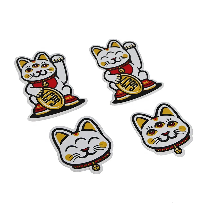 Custom Printed High Quality Waterproof Decoration Pvc Vinyl Car Decal Stickers Labels for Laptops