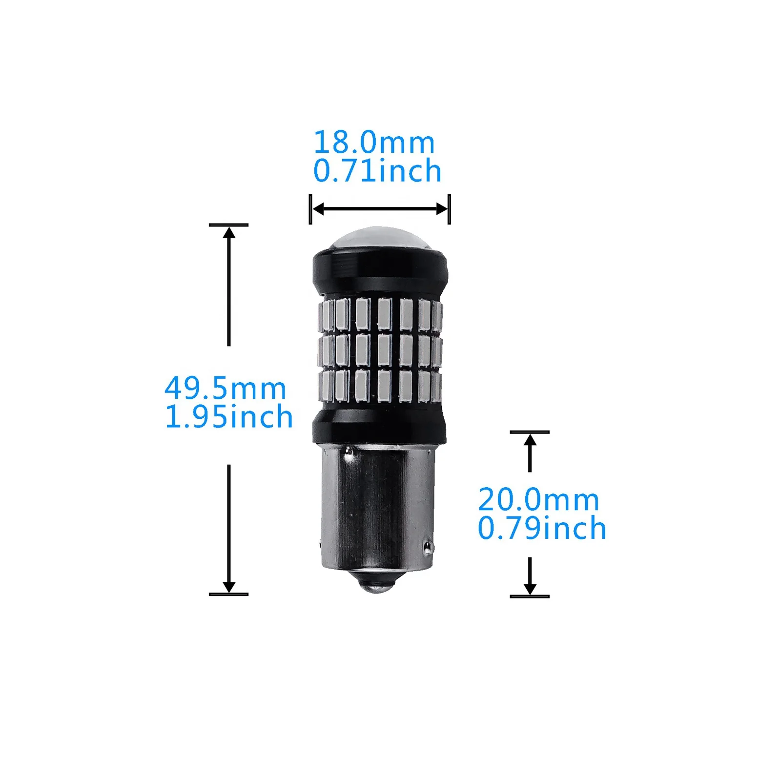  2020 Новый светодиодный 1156 60smd 4014 задний фонарь