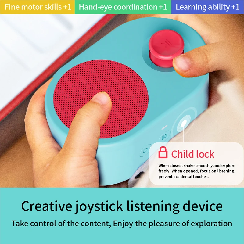 Dolphin Xiaomeng Early Education Enlightenment Smoker Puzzle Storytelling Machine Toy Walkman Bluetooth Speaker
