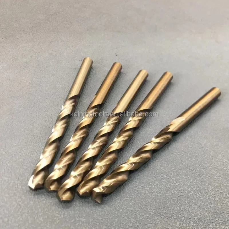 Customized Brand Logo M35 CO5% Hss Cobalt Drill Bit Twist 8mm Drill Bit Set For Stainless Steel And Metal Drilling