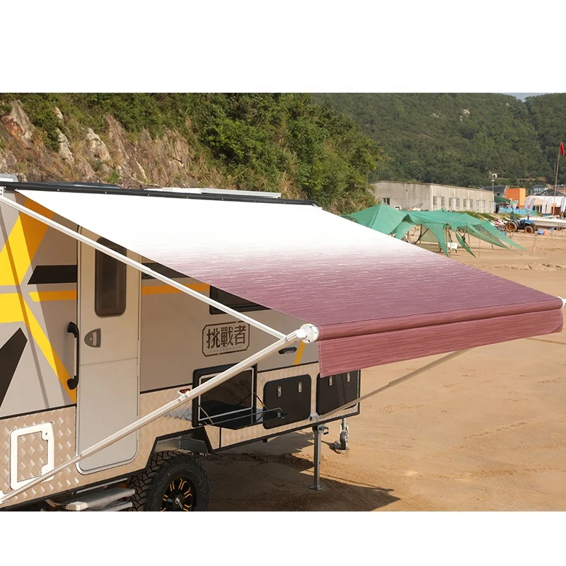 
AWNLUX customized awning replacement vinyl rv camper caravan awning fabric for trailer RV awning 