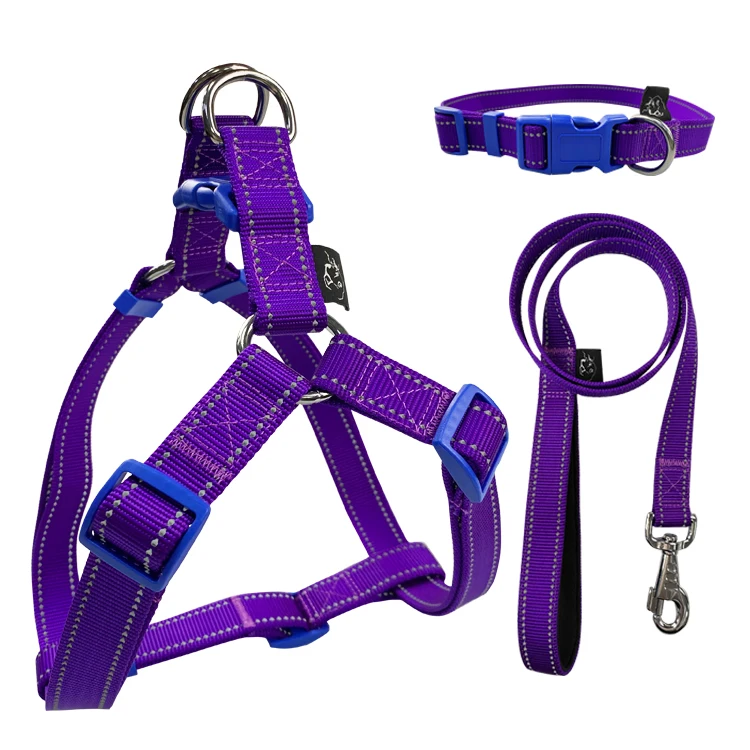 Hot Sale Custom Multifunctional Portable Dog Harness Set For Dog Leash Outdoor
