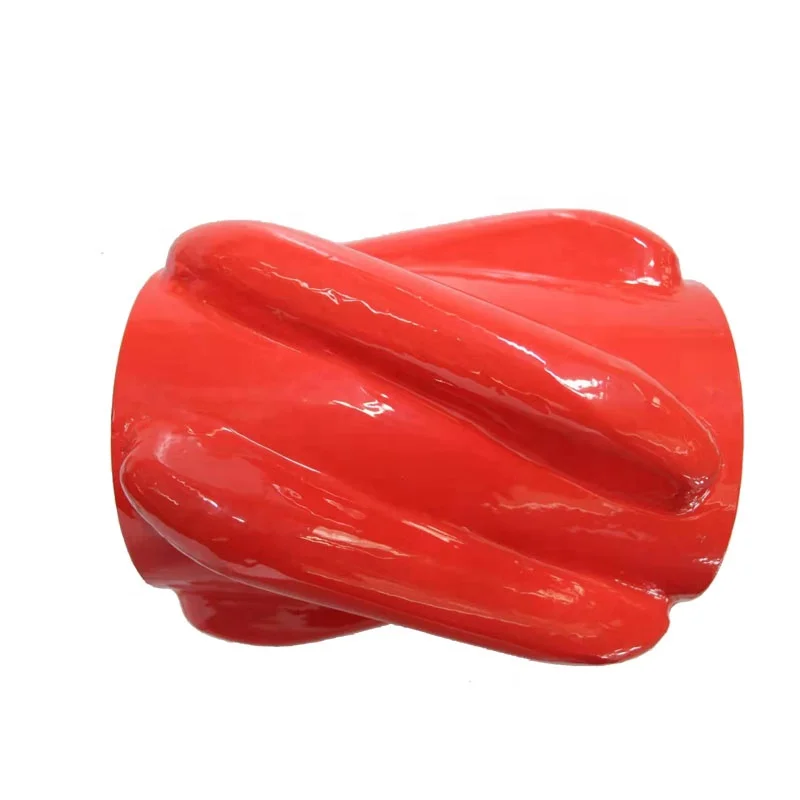 
oil drilling cementing tools solid rigid centralizer spiral glider casing centralizer 