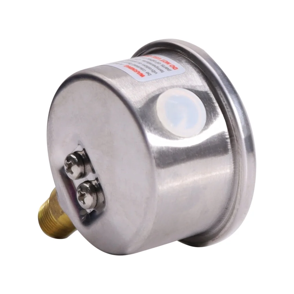 OEM ODM High Quality Durable Side 1/8NPT Thread 40Mpa 6000psi Noctilucent Luminous Pressure Gauge with Oil or without Oil