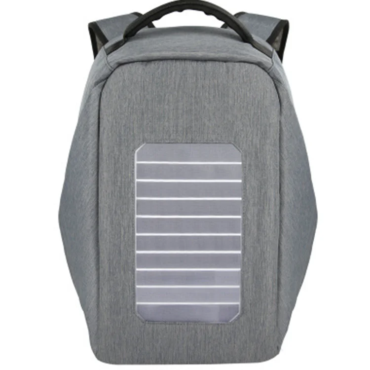 Factory Wholesale Usb Charging Port Waterproof Travel Laptop Solar Power Backpack