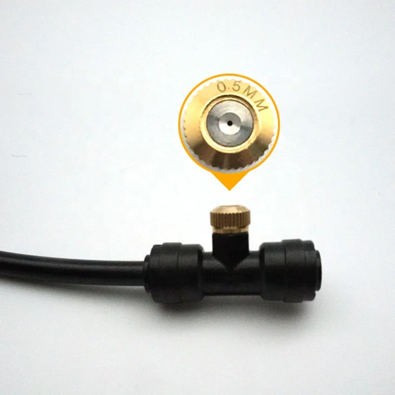 Hot Sale Custom Anti Drip Brass Low Pressure Fine Mist Fog Nozzle For Garden