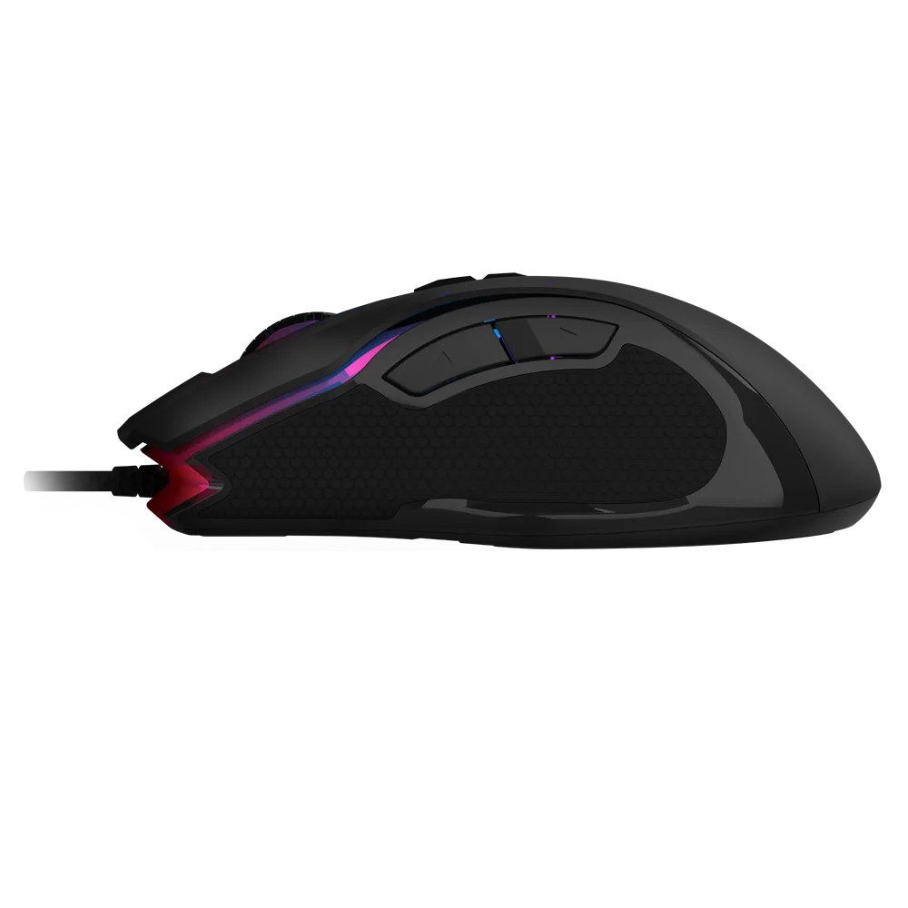  Программируемая оптическая игровая мышь GX38 7000 точек/дюйм USB2.0 / MCU - Holtech HT82F553 PixArt
