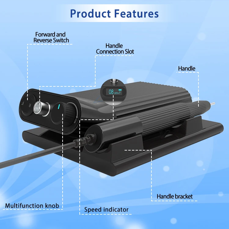 110V/220V STRONG DRILL ESCORT portable dental micromotor STRONG DRILL dental lab handpiece 35000rpm dental equipment