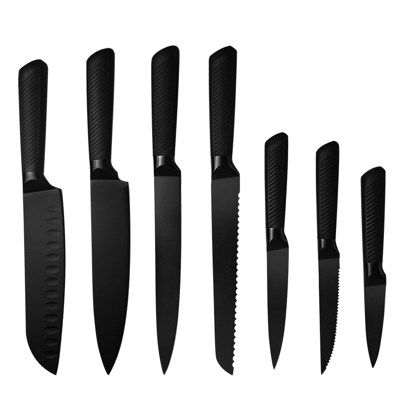 7Pcs Knives Set Kitchen Chef Utility Fruit Paring Knife Kitchen Knives Manufacturer From China