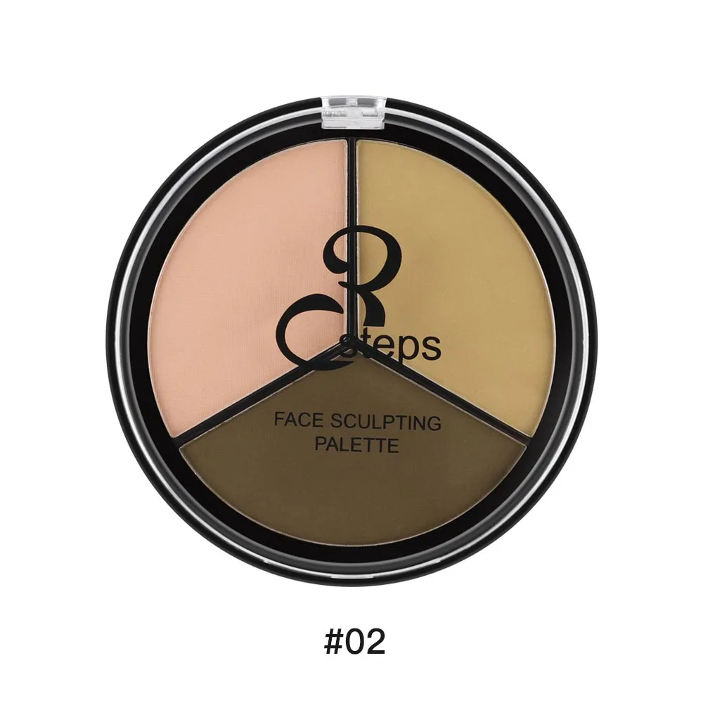 OEM Best Price contour 3 Colors makeup palette private label highlight contour powder palette