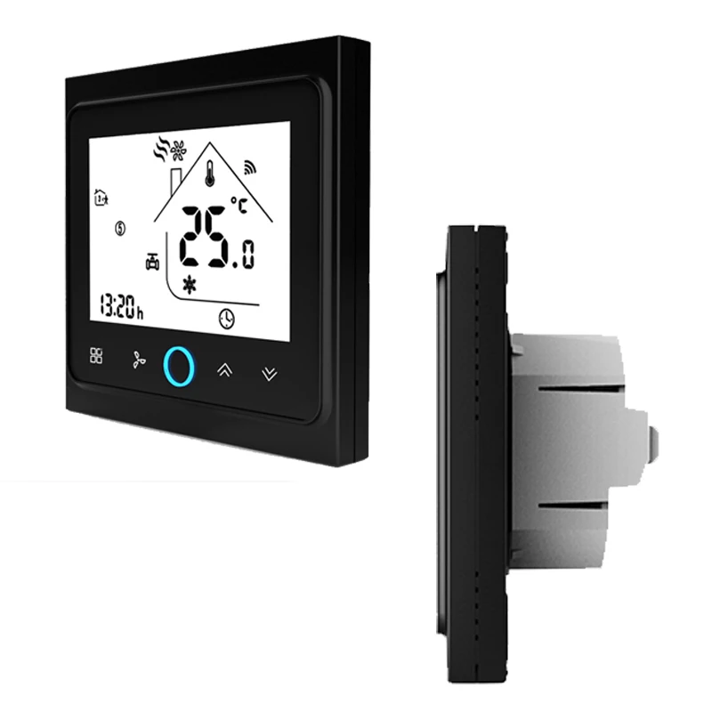 Умный домашний цифровой умный четырехтрубный кондиционер Modbus внешний вентилятор катушки системы HVAC контроллер термостат